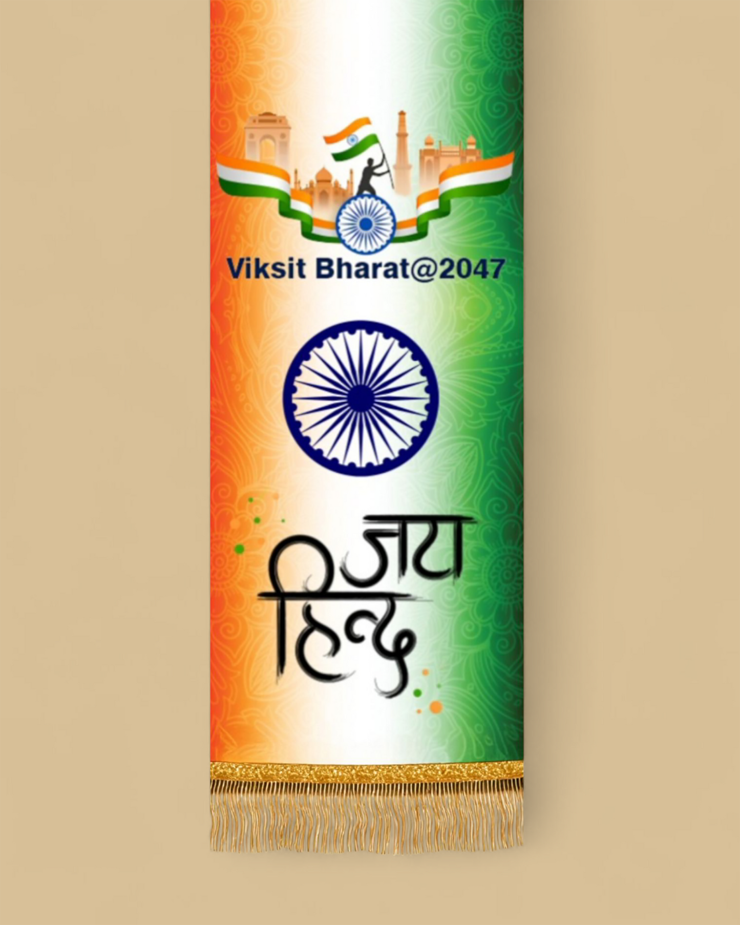 Celebrate Independence Day in Style: Premium Independence Stole/Patka to Showcase Patriotism, Elegance, and Unity—Perfect Gift for Proud Indians - Luxurion World