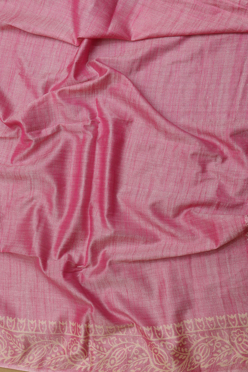 Stunning Pink Bhagalpur Silk Saree - Elegant and Timeless - Luxurion World