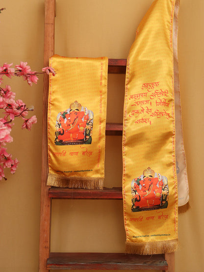 Ganpati Ashirwad Stoles: Faithful Fashion for the Modern Devotee - Luxurion World - Luxurion World
