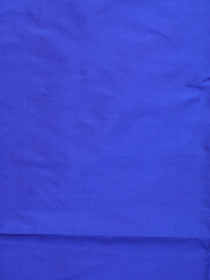 Blue Plain Silk Fabric ( 1 Mtr ) - divyaindia 