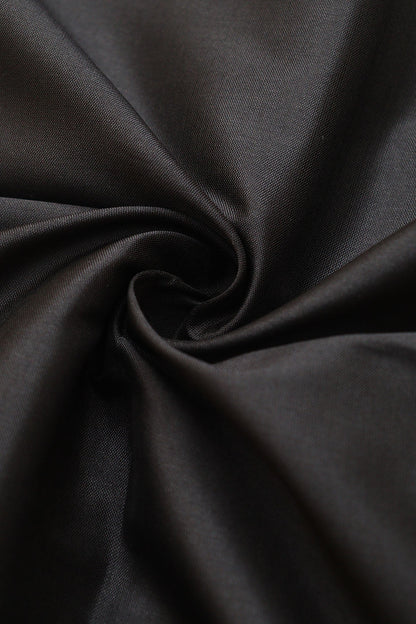 Black Plain Silk Fabric ( 1 Mtr ) - divyaindia 