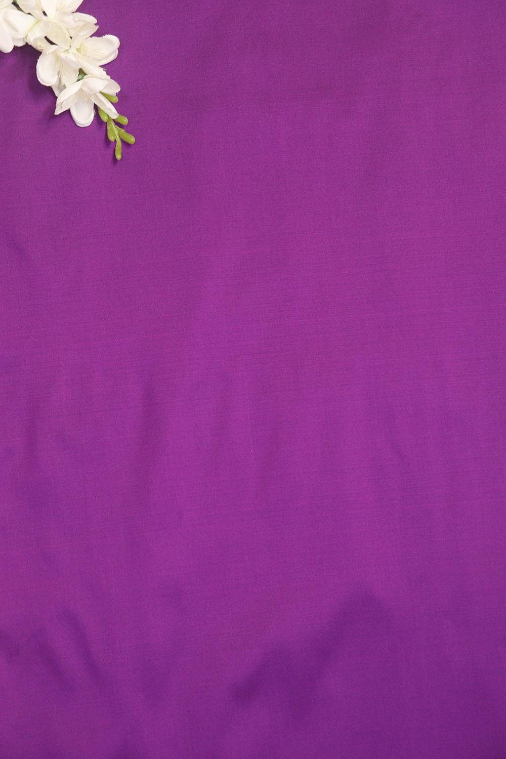 Vibrant Purple Silk Fabric - 1 Mtr Length
