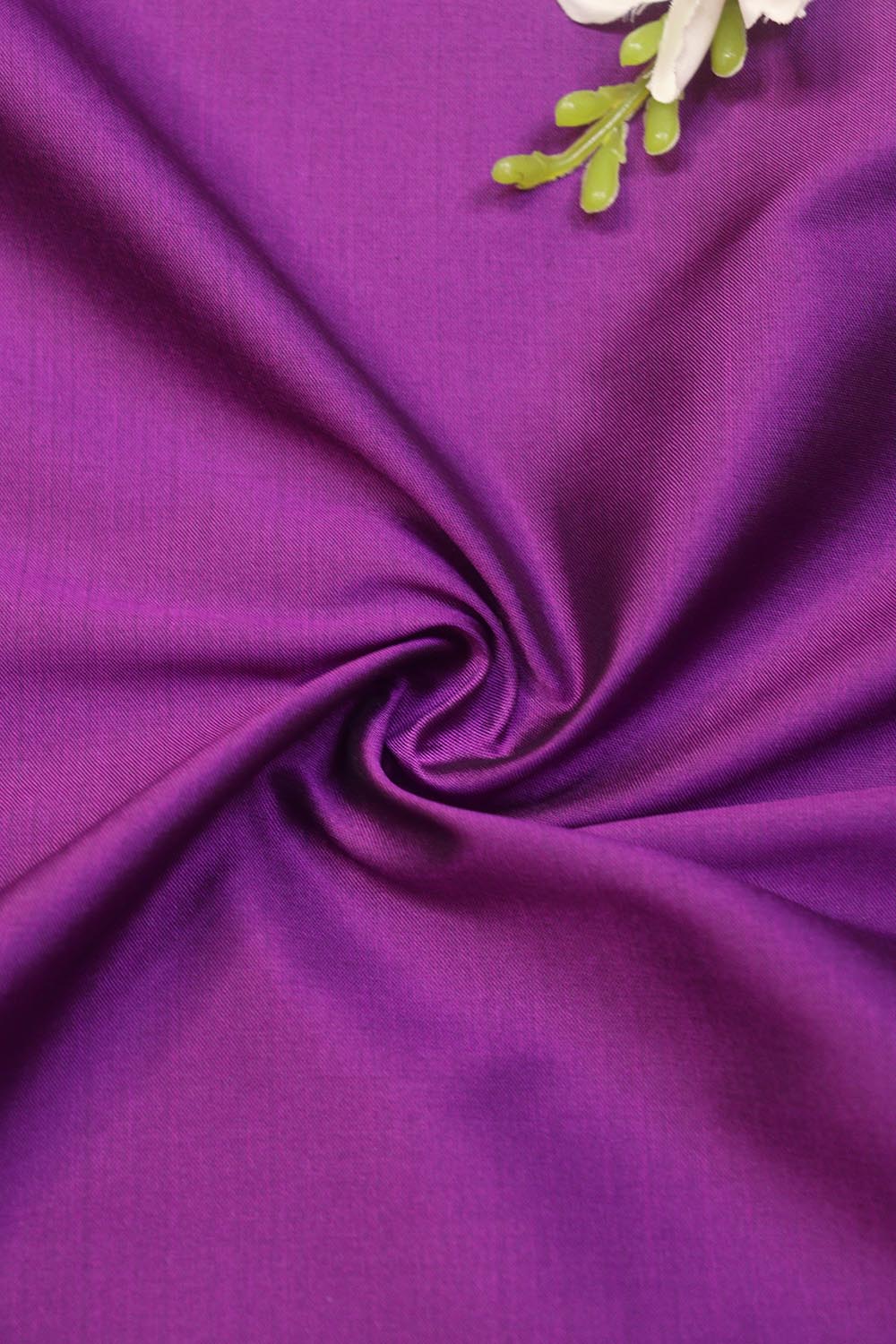 Vibrant Purple Silk Fabric - 1 Mtr Length