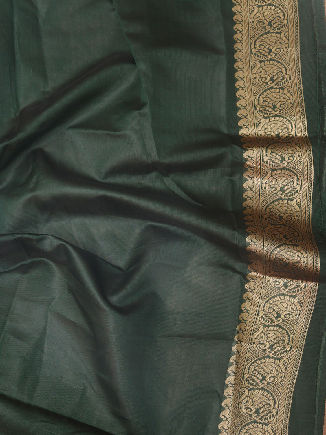 Maroon Banarasi Cotton Silk Saree - divyaindia 