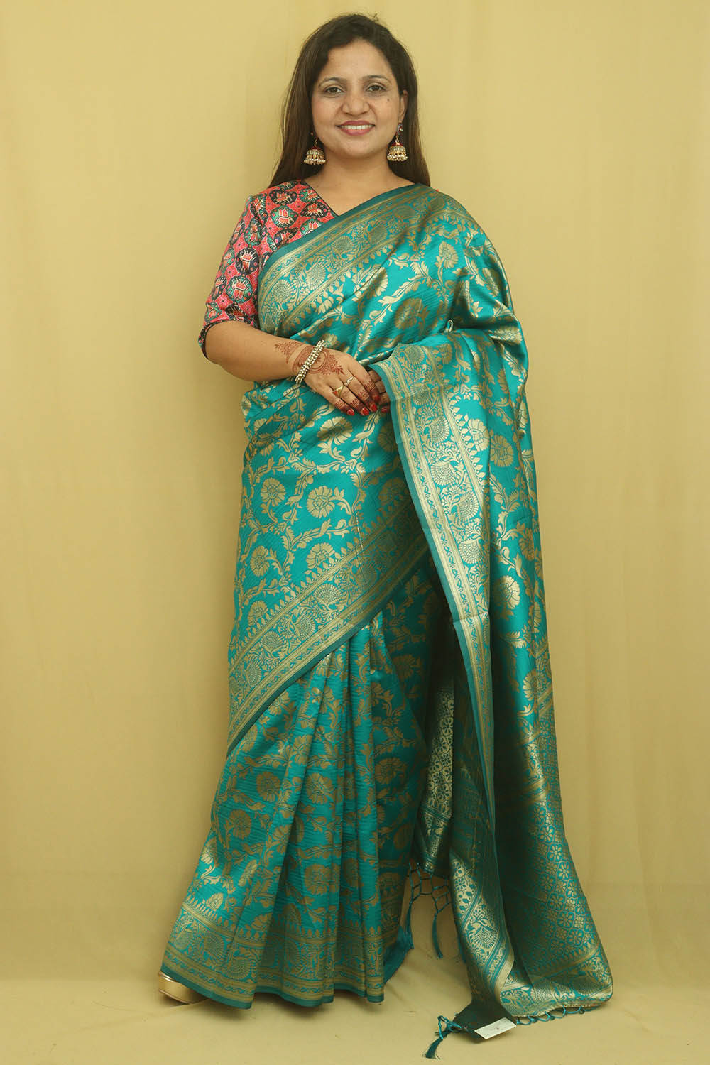 Royal Blue Banarasi Silk Saree - Elegant and Timeless