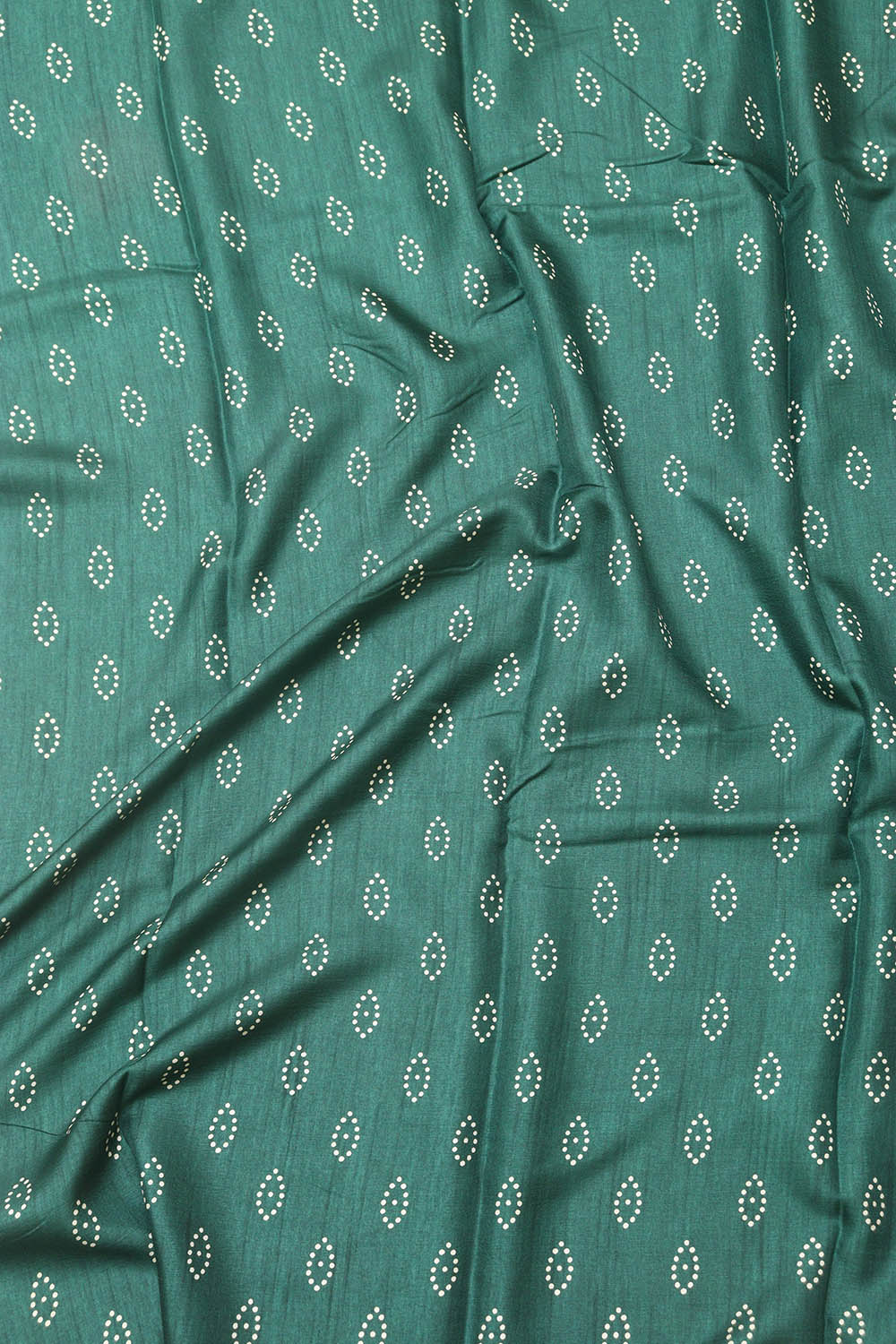 Stunning Green Bandhani Silk Saree with Digital Print