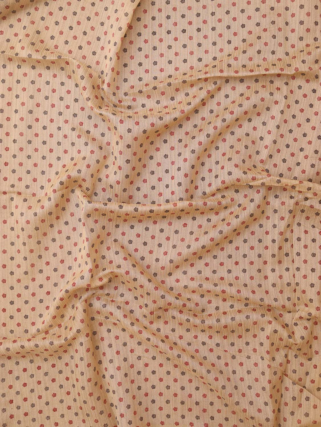 Pastel Jamdani Print Semi Tussar Silk Saree