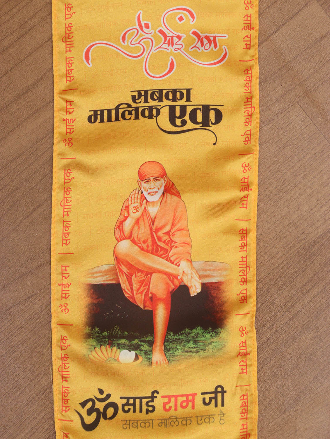 Spiritual Sai Baba Stole: Divine Accessory for Devotees (Set of 10)