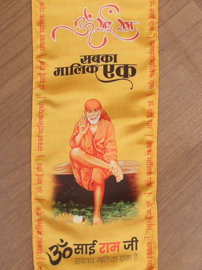 Spiritual Sai Baba Stole: Divine Accessory for Devotees (Set of 10)